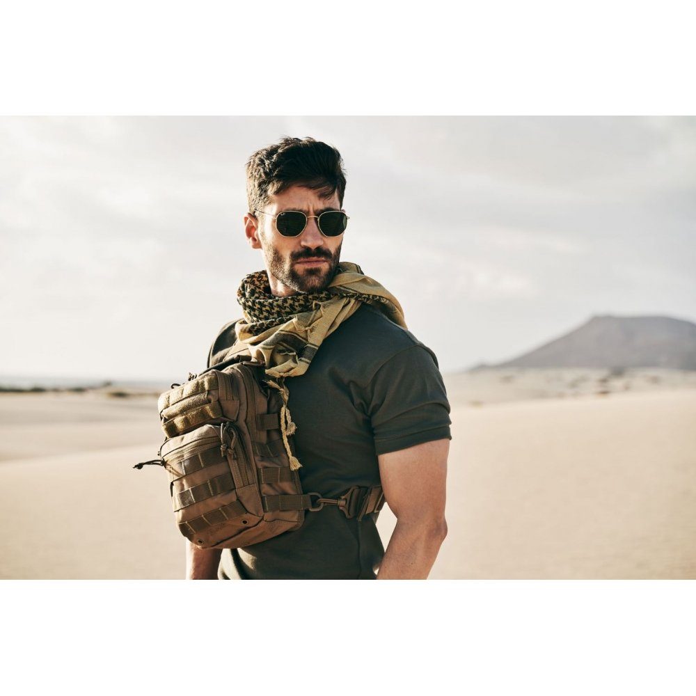 Brandit Schultertasche US Cooper Sling Pack Medium camel Gr. OS