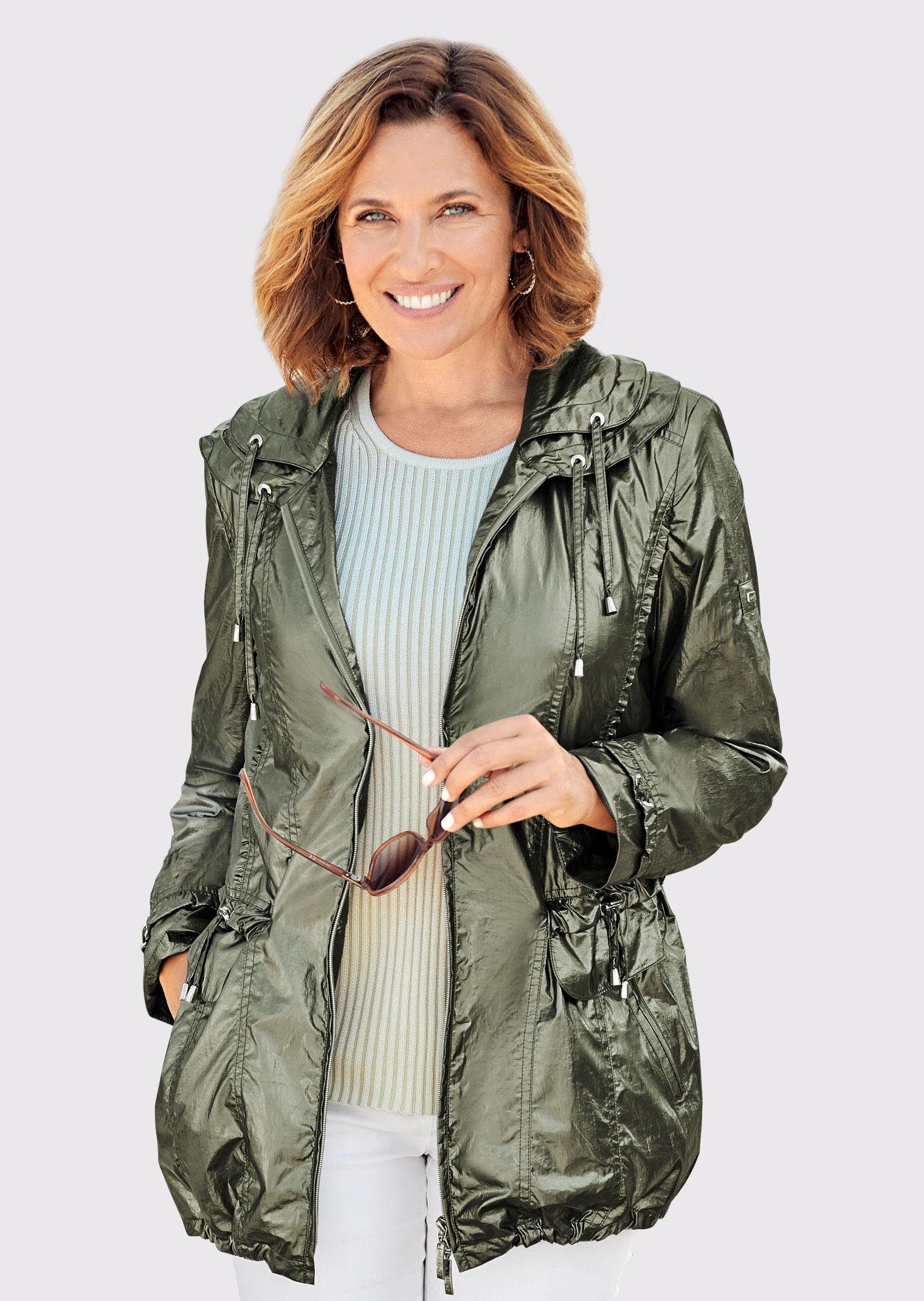 GOLDNER Outdoorjacke Kurzgröße: Longjacke Ohne günstig online kaufen