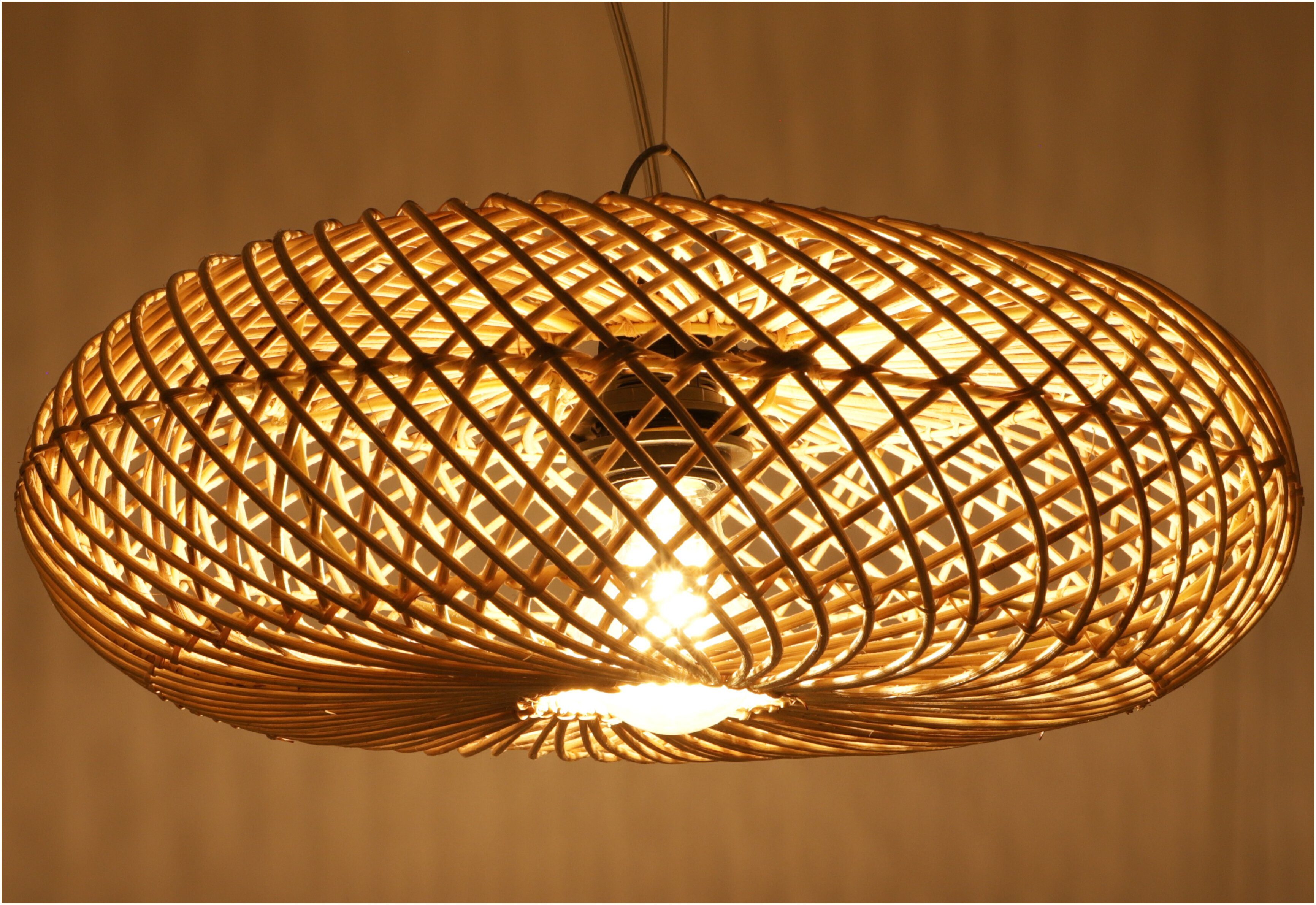 in Bali 38 Deckenleuchten handgemacht Modell Deckenlampe, Leuchtmittel Marbella nicht aus.., inklusive cm Guru-Shop