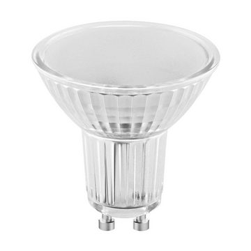 Osram LED-Leuchtmittel PAR16 Glas Reflektor 5er-Set 4,3W = 30W GU10 350lm 36° 2700K, Warmweiß