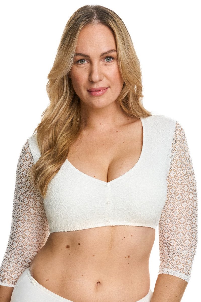 Susa Dirndlbluse Dirndlbluse - FRIA - weiß