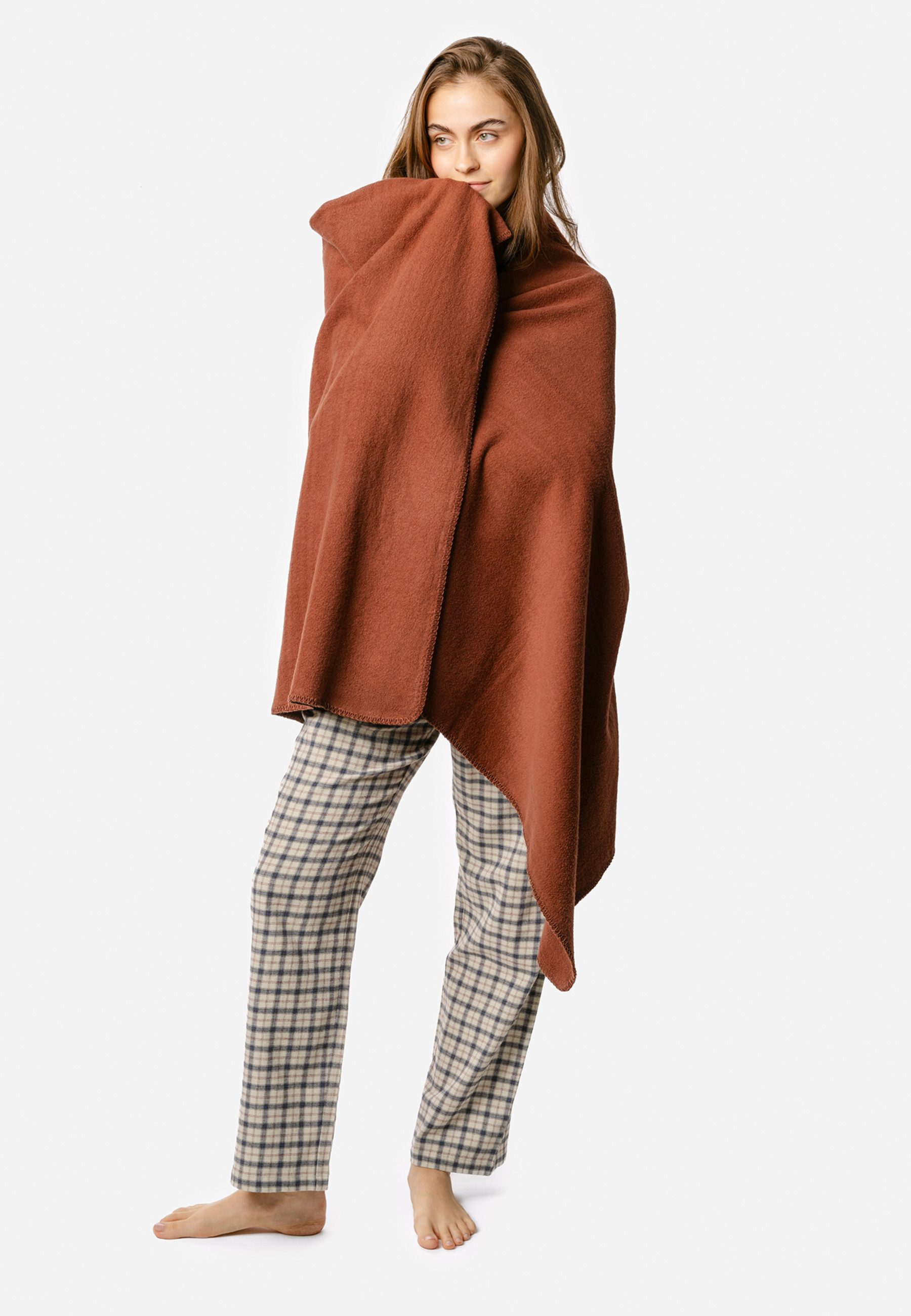 Plaid CAMBRIDGE, LIVING CRAFTS, GOTS zertifiziert