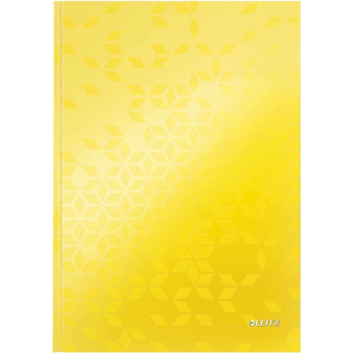 metallic Betreff- Linierung WOW, Notizbuch gelb und mit mit umrahmter Datumsbereich LEITZ