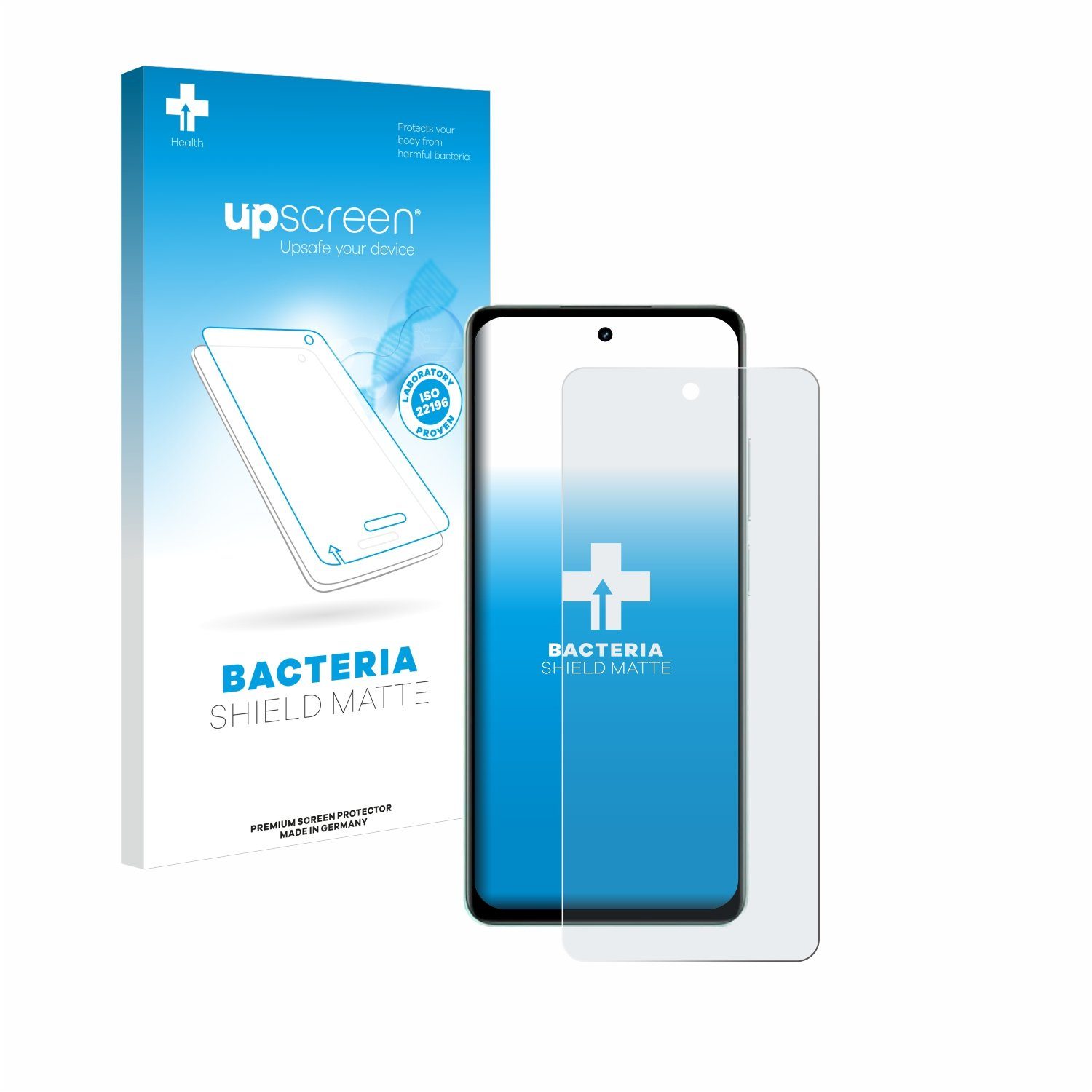 upscreen Schutzfolie für realme C67, Displayschutzfolie, Folie Premium matt entspiegelt antibakteriell
