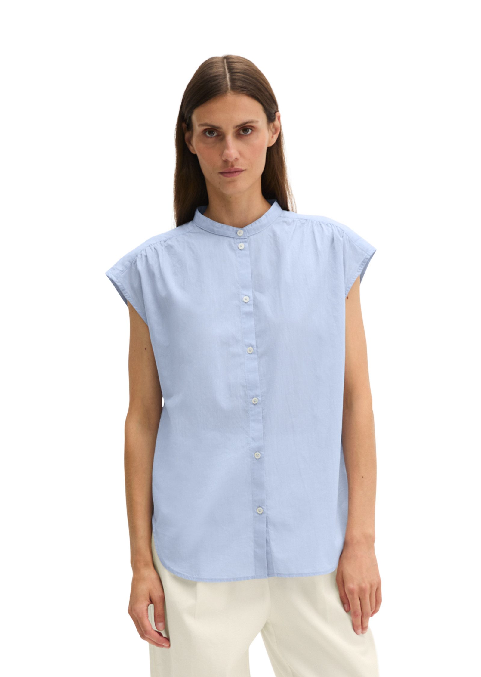 Marc O'Polo Blusentop aus Baumwoll-Chambray