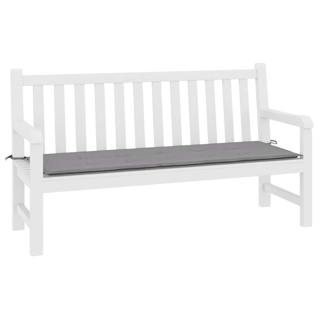 vidaXL Sitzauflage Gartenbank-Auflage Grau 200x50x4 cm günstig online kaufen