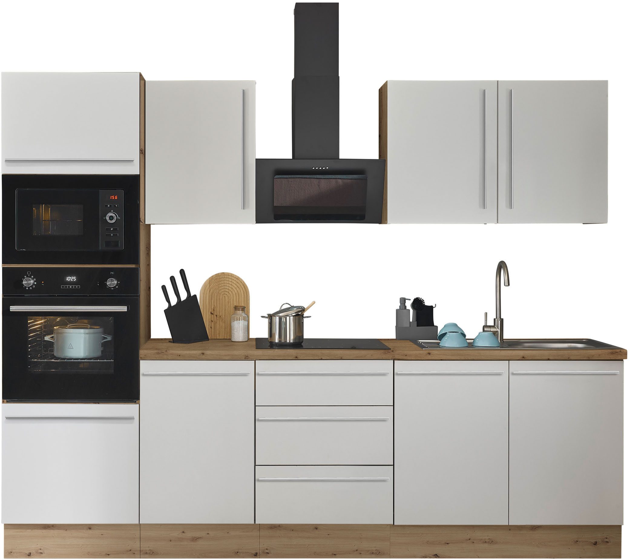 KOCHSTATION Küchenzeile Florida, Breite 270 cm, günstig online kaufen