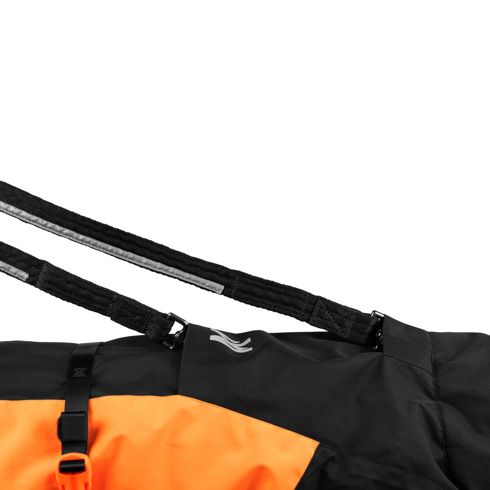 Non-stop dogwear Hundemantel GLACIER JACKET 2.0 schwarz/orange, Eine leichte und funktionelle, warme Hundejacke