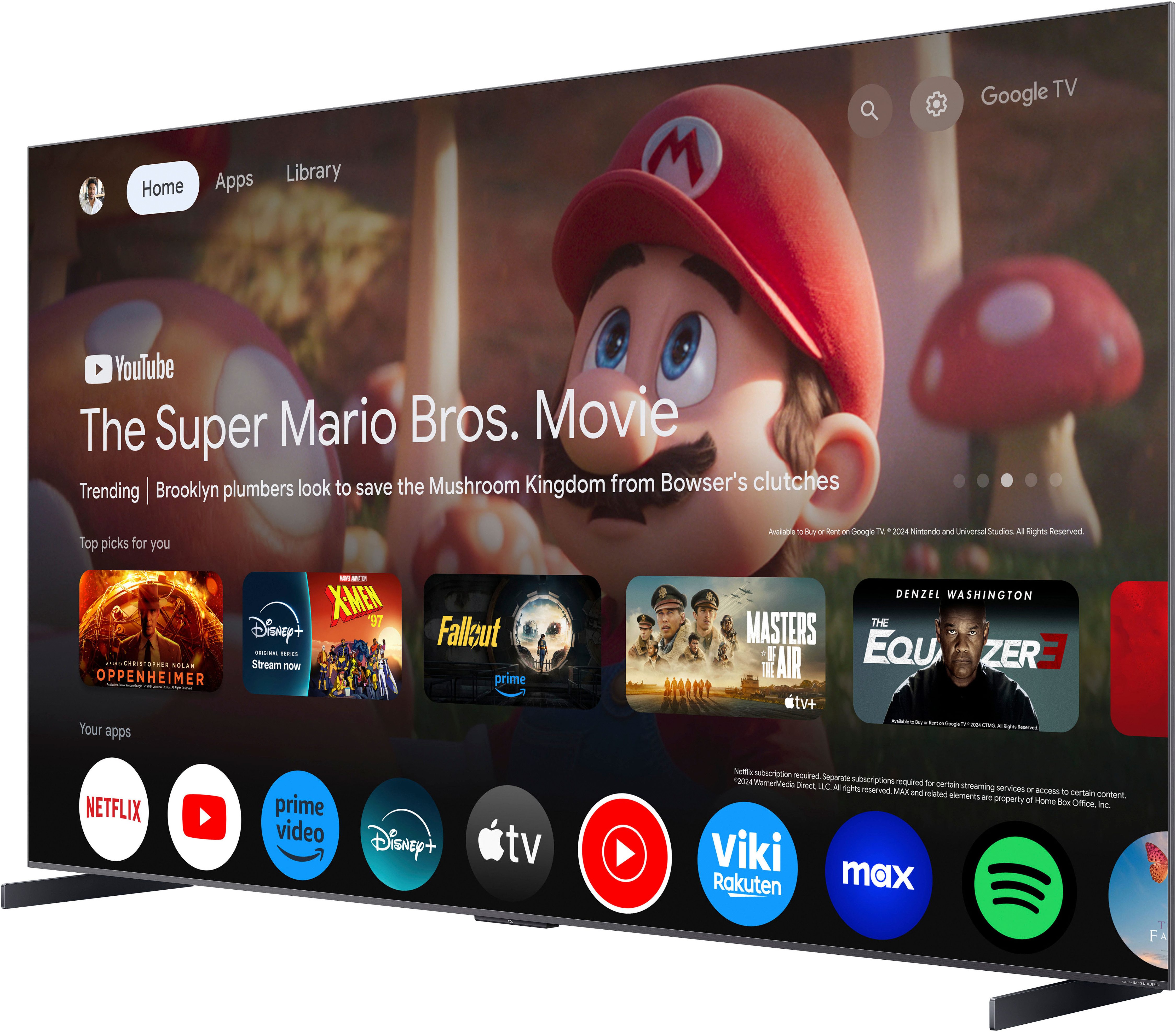 TCL 98Q8CX7 Mini-LED-Fernseher (248 cm/9...