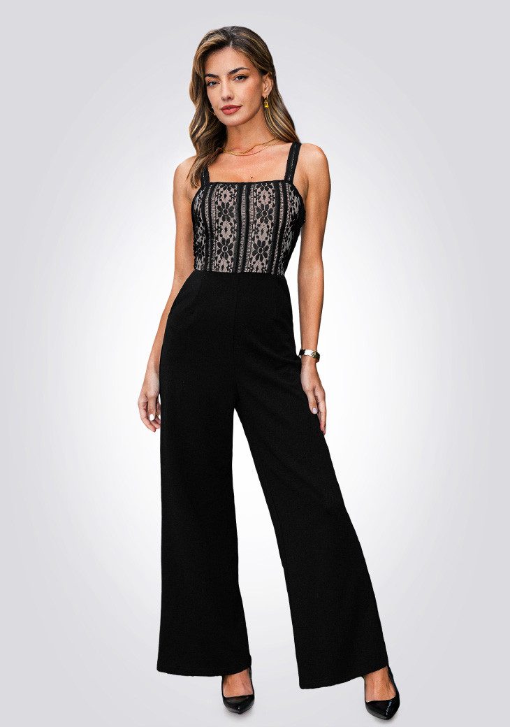 Cupshe Jumpsuit "Dressed to Empress Black Jumpsuit"