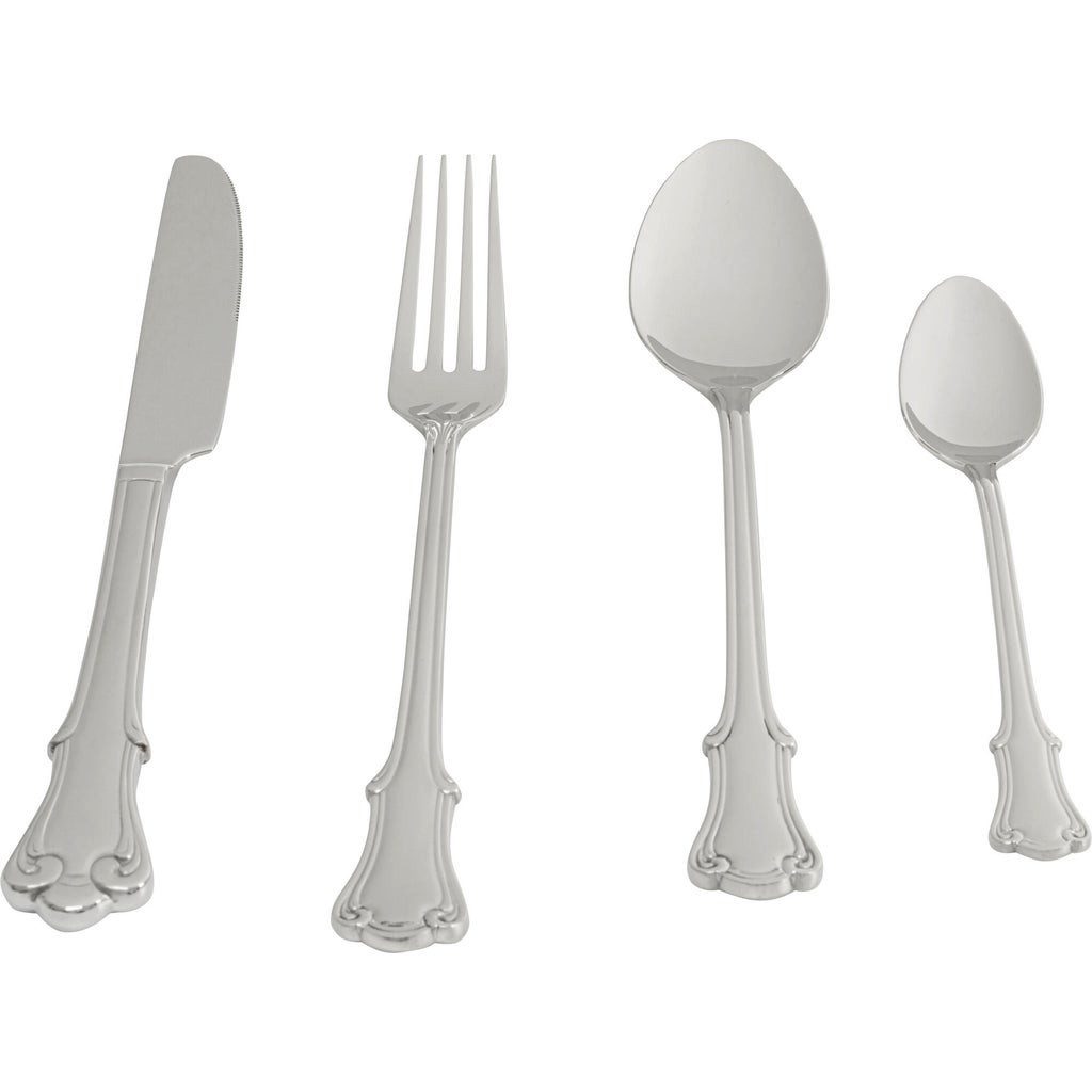Kare Design Besteck-Set Andrina (16-tlg), Edelstahl, 4 Personen