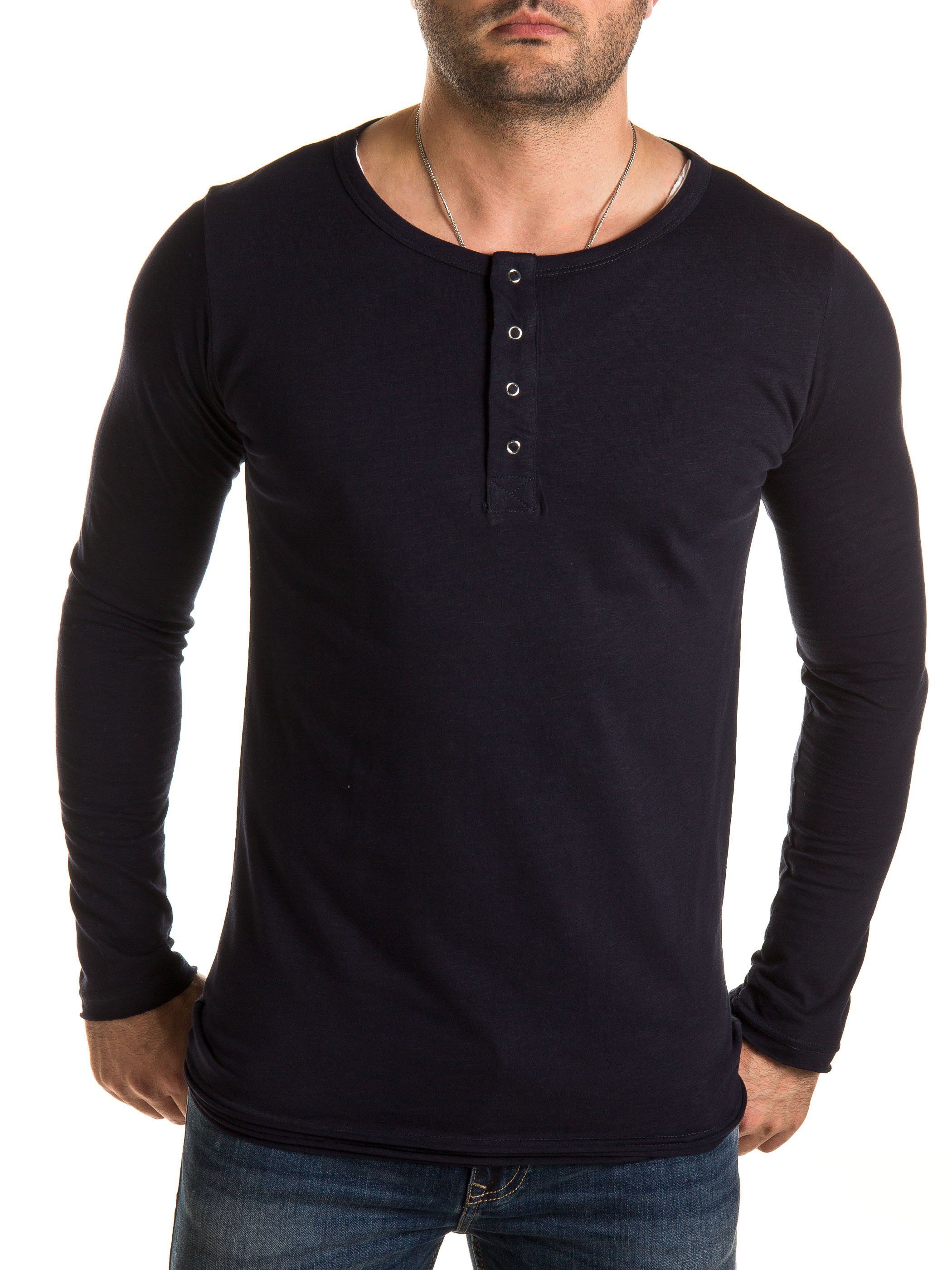 WOTEGA Langarmshirt WOTEGA - V-Neck Double günstig online kaufen