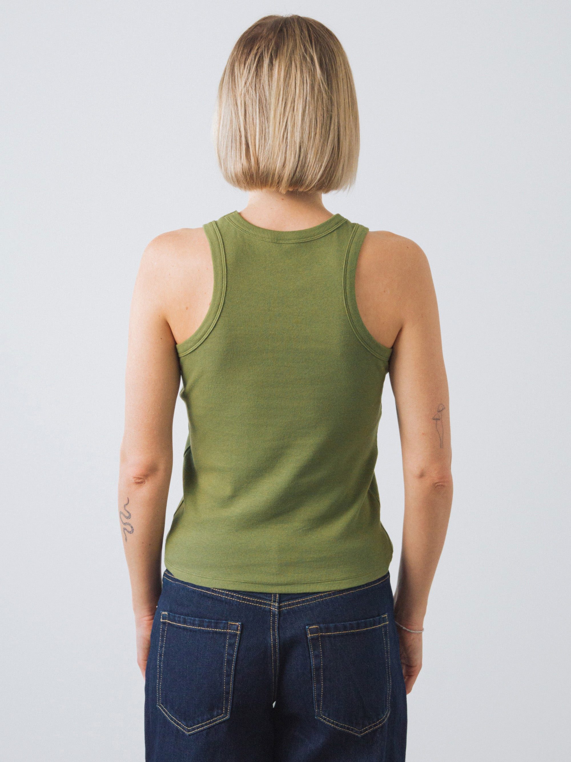 HONEST BASICS Tanktop Geripptes Racer-Top aus Bio- und recycelter Baumwolle – Bild 5 von 5