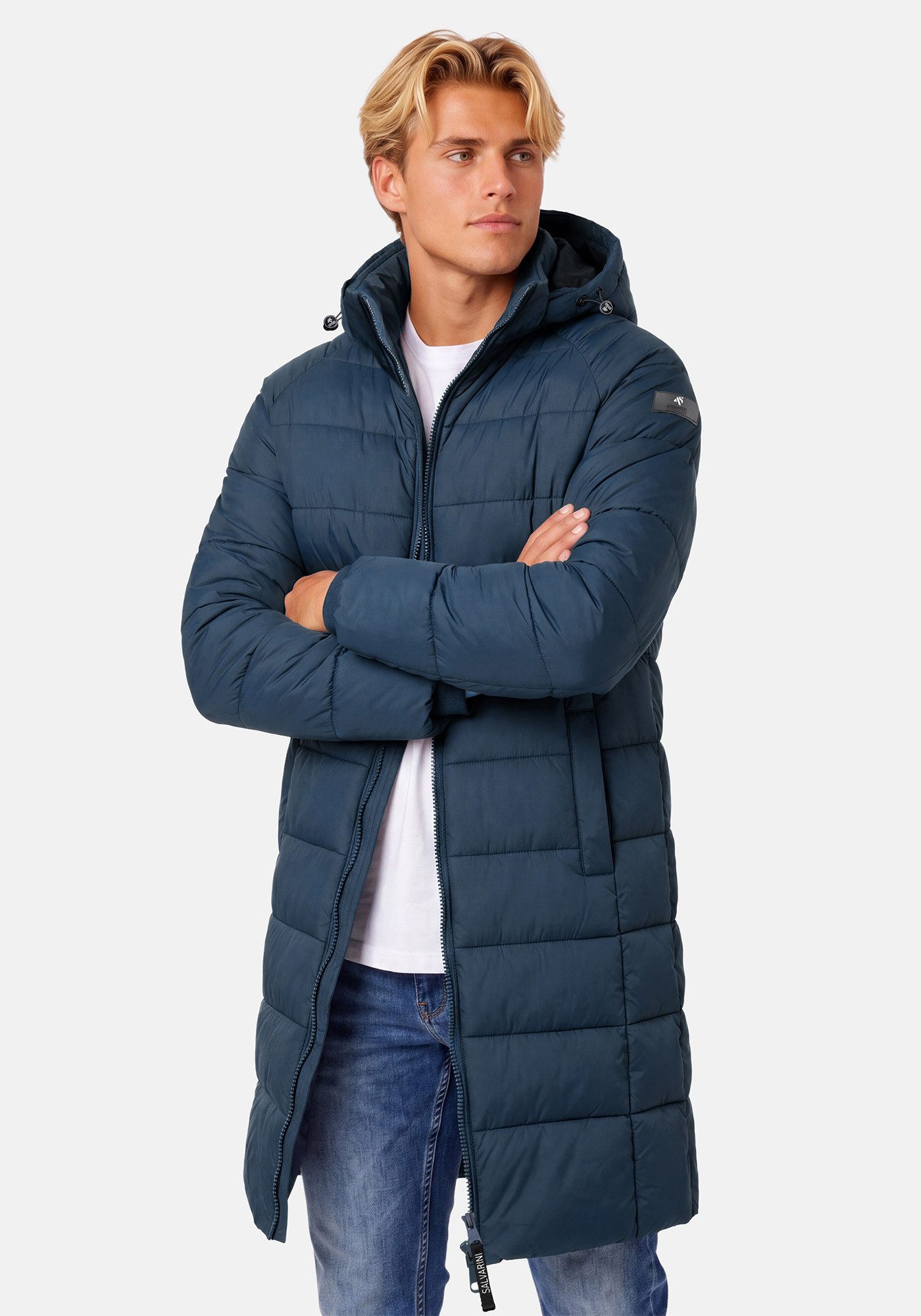 Alessandro Salvarini Winterjacke ASLoongi mit warmem Teddyfell und abnehmbarer Kapuze