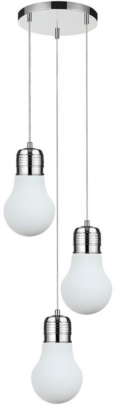 SPOT Light Pendelleuchte Bulb, Leuchtmittel wechselbar, Deckenleuchte aus  Metall für den Wohn- und Essbereich, Originelles Design