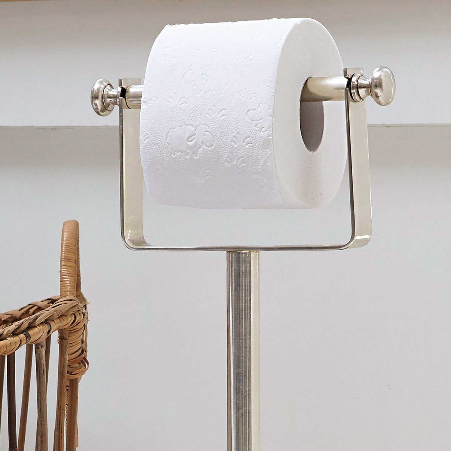 Mirabeau Badaccessoire-Set Toilettenpapierhalter Corinne silber