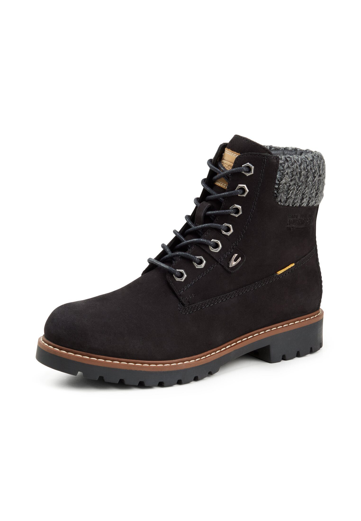 camel active aus Nubukleder Schnürschuh