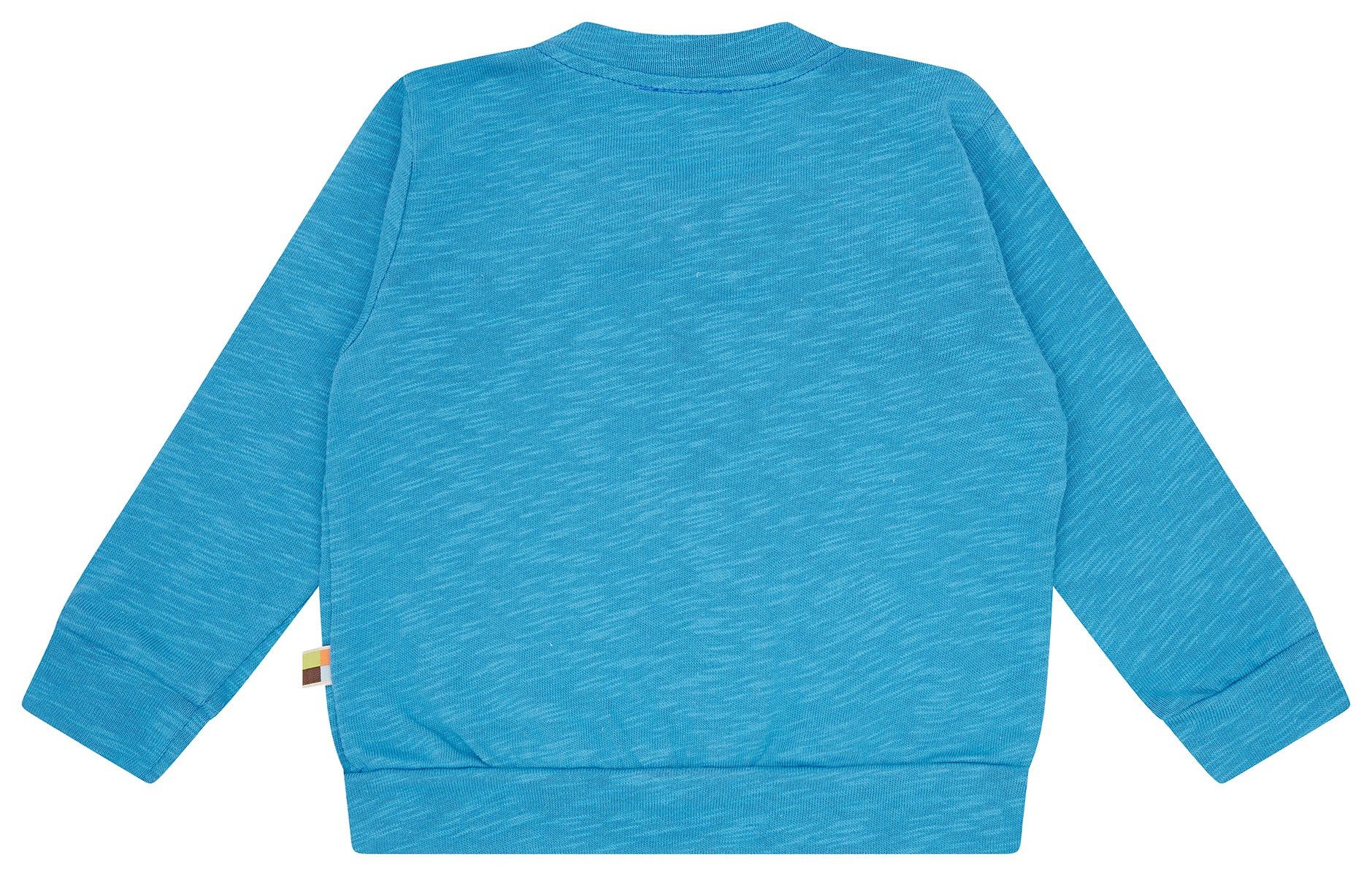 loud + proud Collegejacke aus strukturiertem Slub Jersey Biobaumwolle GOTS