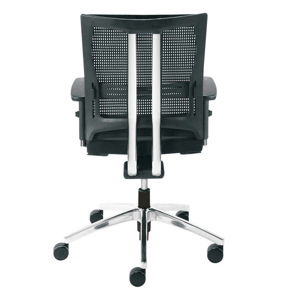 Nowy Styl Bürostuhl 1 Bürodrehstuhl NET MOTION Alu Chrom Polypropylen schwarz