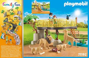 Playmobil® Konstruktions-Spielset Löwen im Freigehege (71192), Family Fun, (58 St), Made in Germany