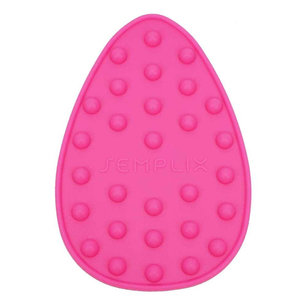 Semplix Bügeleisenunterlage - Mini aus Silikon pink 10,5 x 15,5 cm, Zubehör für Mini-Bügeleisen