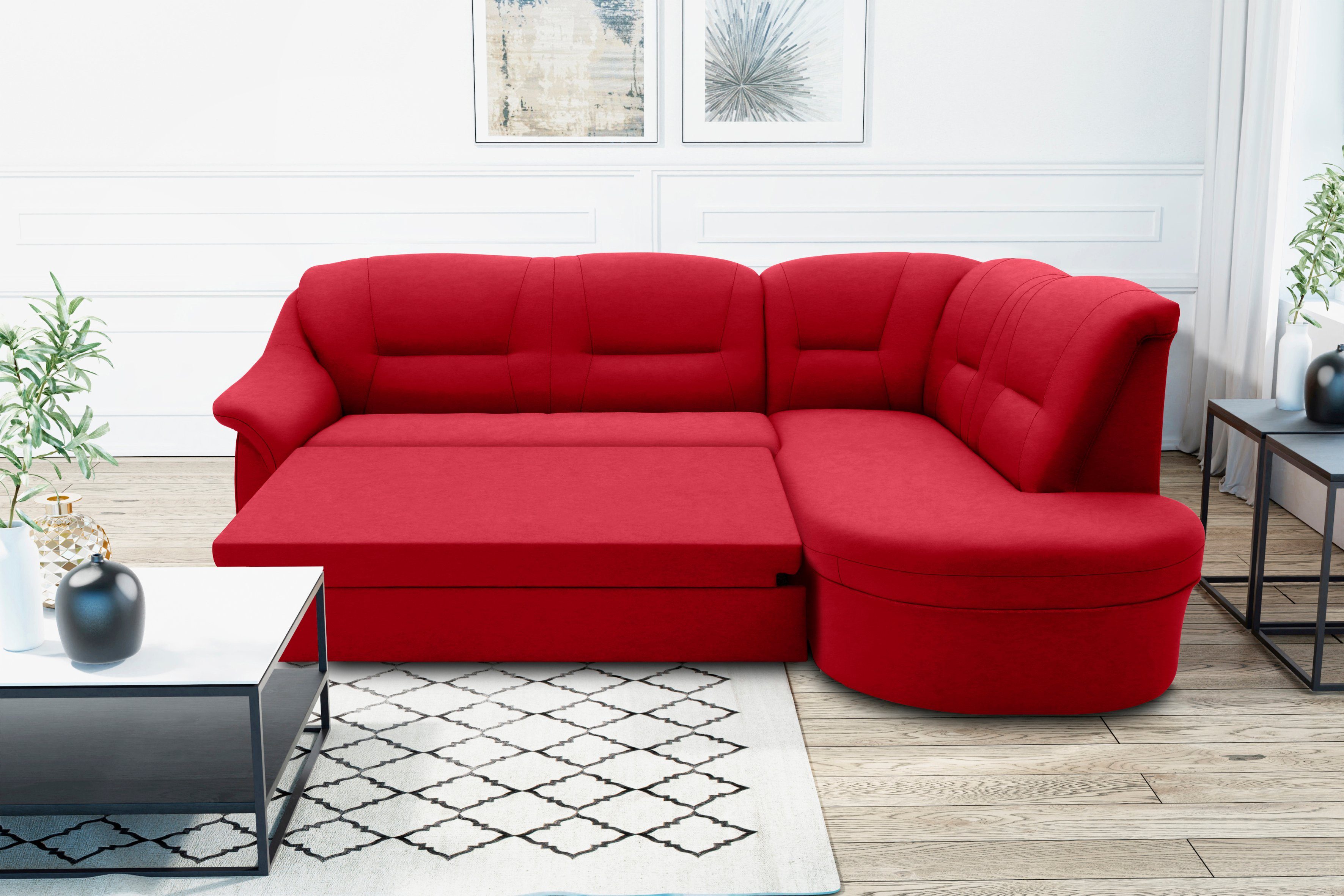 DOMO collection Ecksofa Faenza für kleine günstig online kaufen