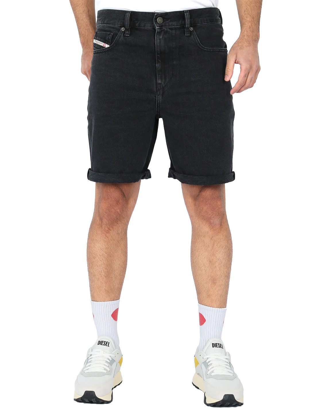 Diesel Jeansshorts Regular Fit - D-Strukt-Short günstig online kaufen