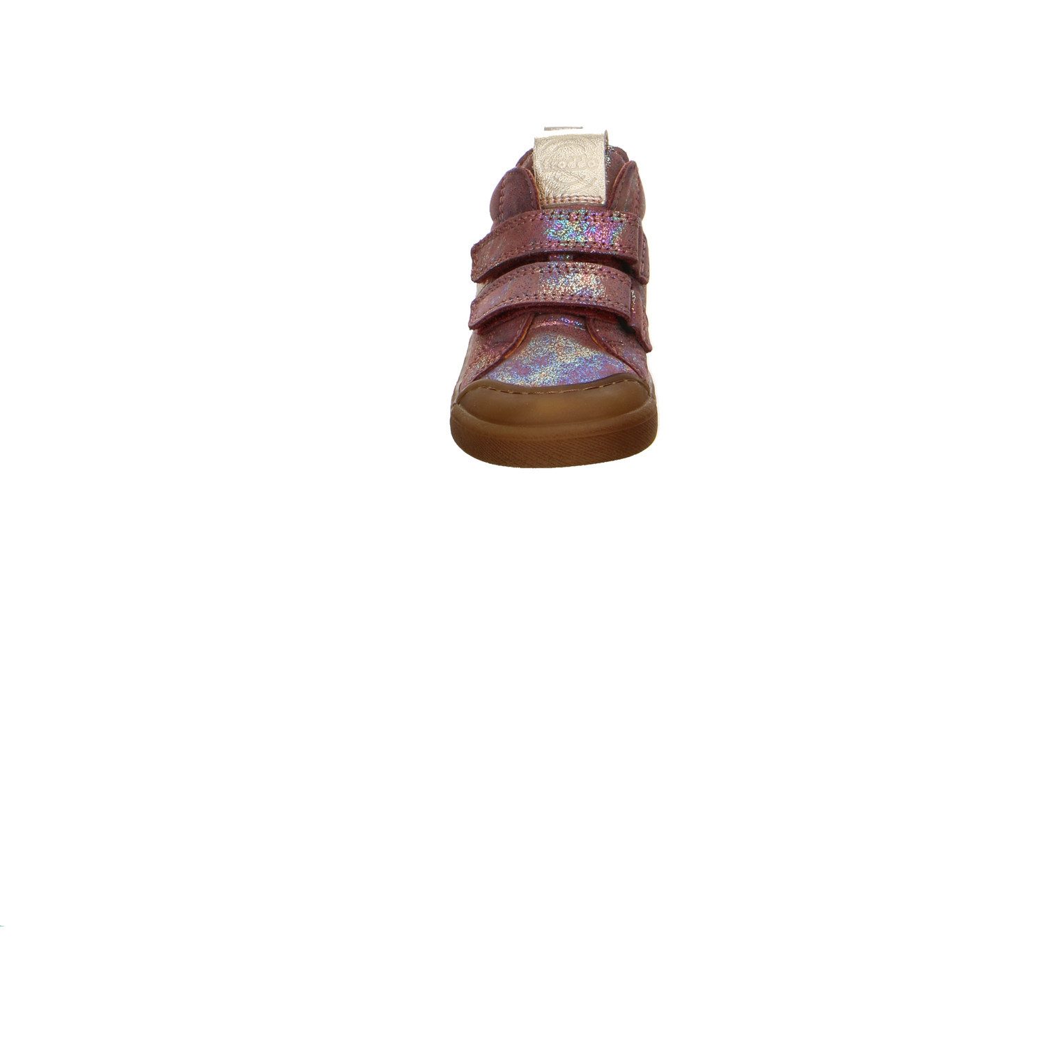 froddo® Froodo Metallic, Glanzleder Klettlauflern Mädchen rot Lauflernschuh