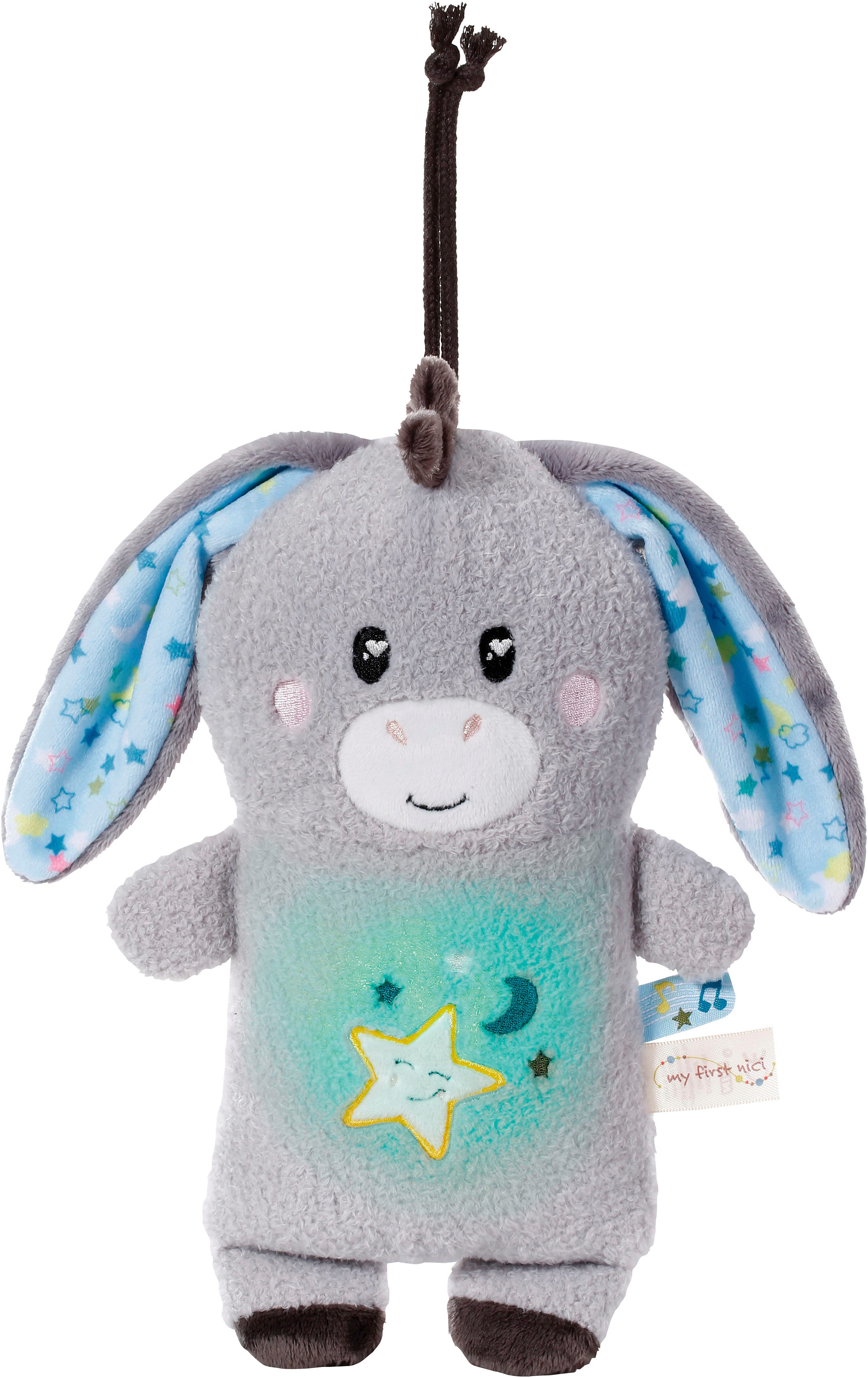 Nici Kuscheltier My First NICI, Esel Littledoo 25 cm, Baby Einschlafhilfe; mit Licht und Sound