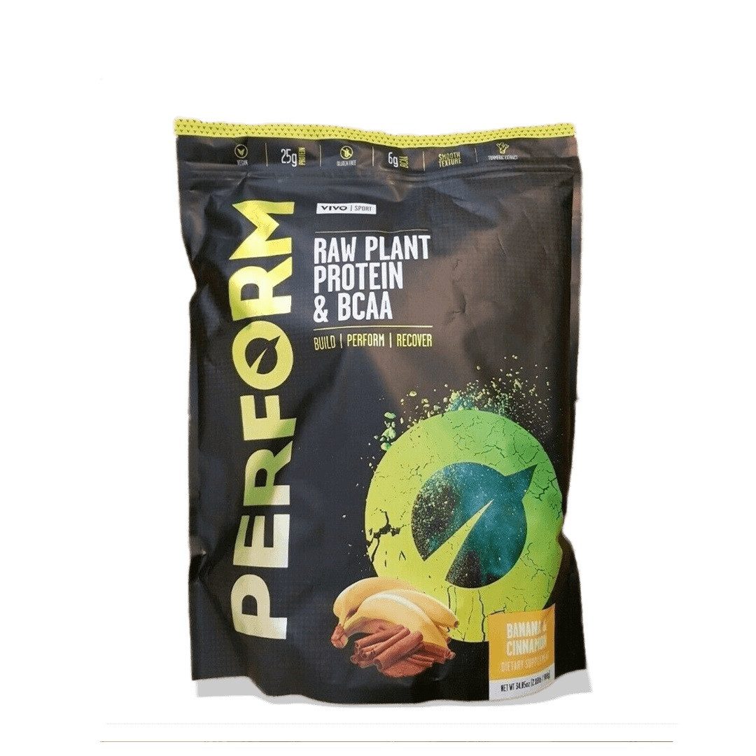 vivo life Vivo Life PERFORM, Rohes Pflanzenprotein und BCAA Pulver