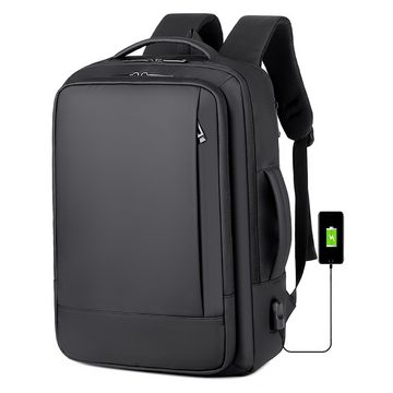 AquaBreeze Laptoprucksack 20-35L Handgepäck Rucksack Laptoprucksack (Supergroßer erweiterbar Reiserucksack Flugzeug), Laptop Rucksack für 15.6 Zoll Herren Damen