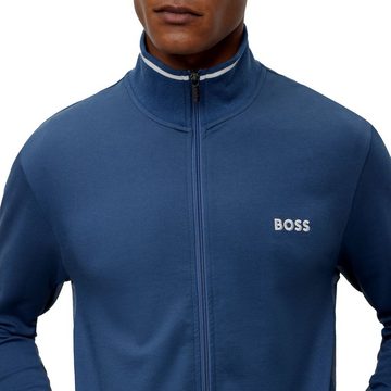 BOSS Sweatjacke Tracksuit Jacket mit kontrastfarbenen Streifen