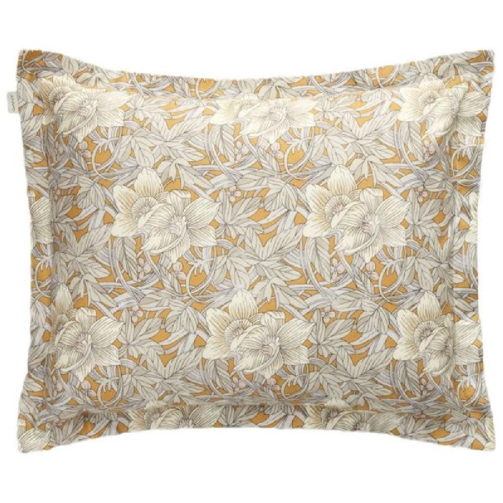 Gant Bettwäsche Gant Home Kopfkissenbezug Floral Pillowcase Dark Mustard Yellow (40x80