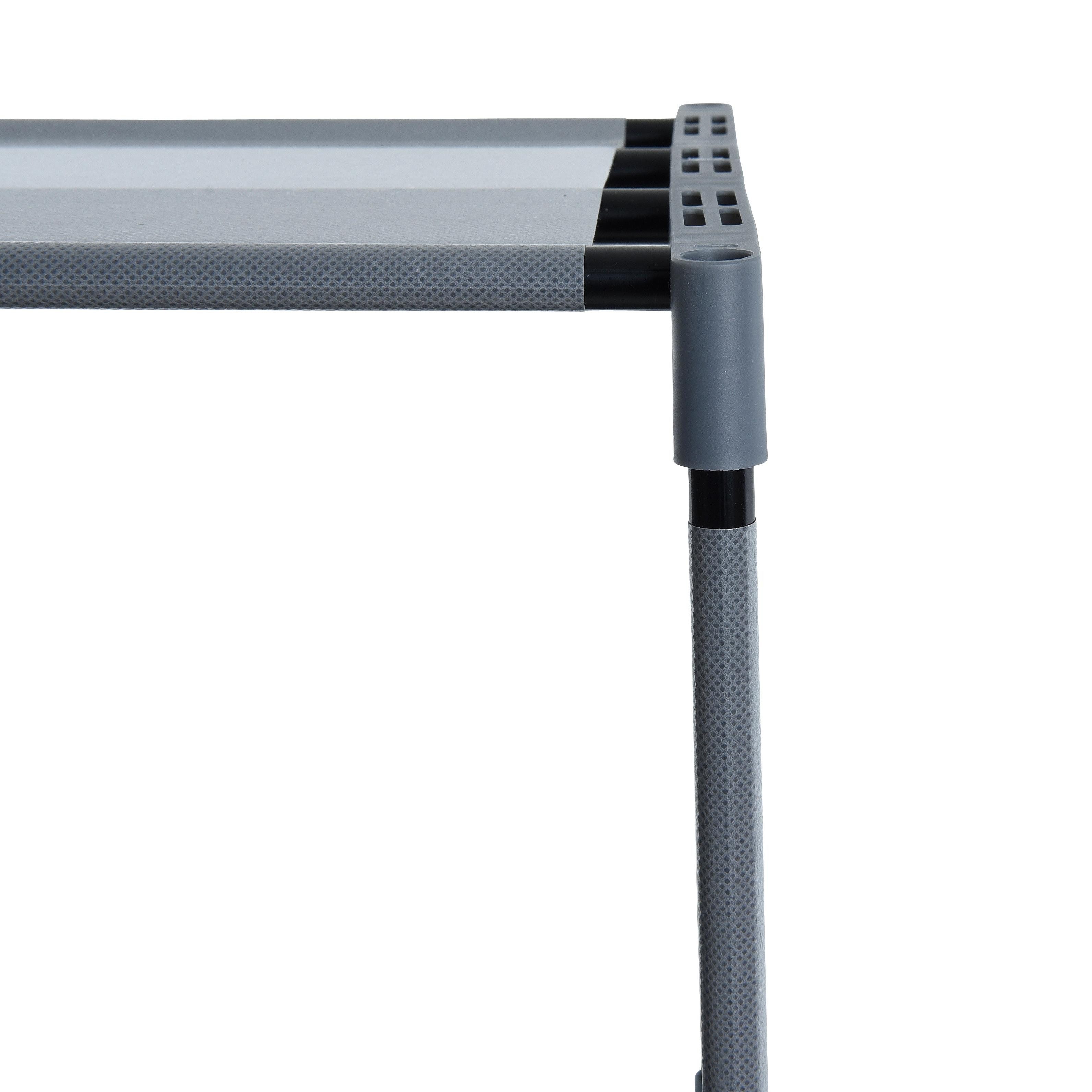 ESTEXO Regal Treppenregal Stufenregal Bücherregal Stecksystem Stoff 7 Fächer Büch – Bild 3 von 5