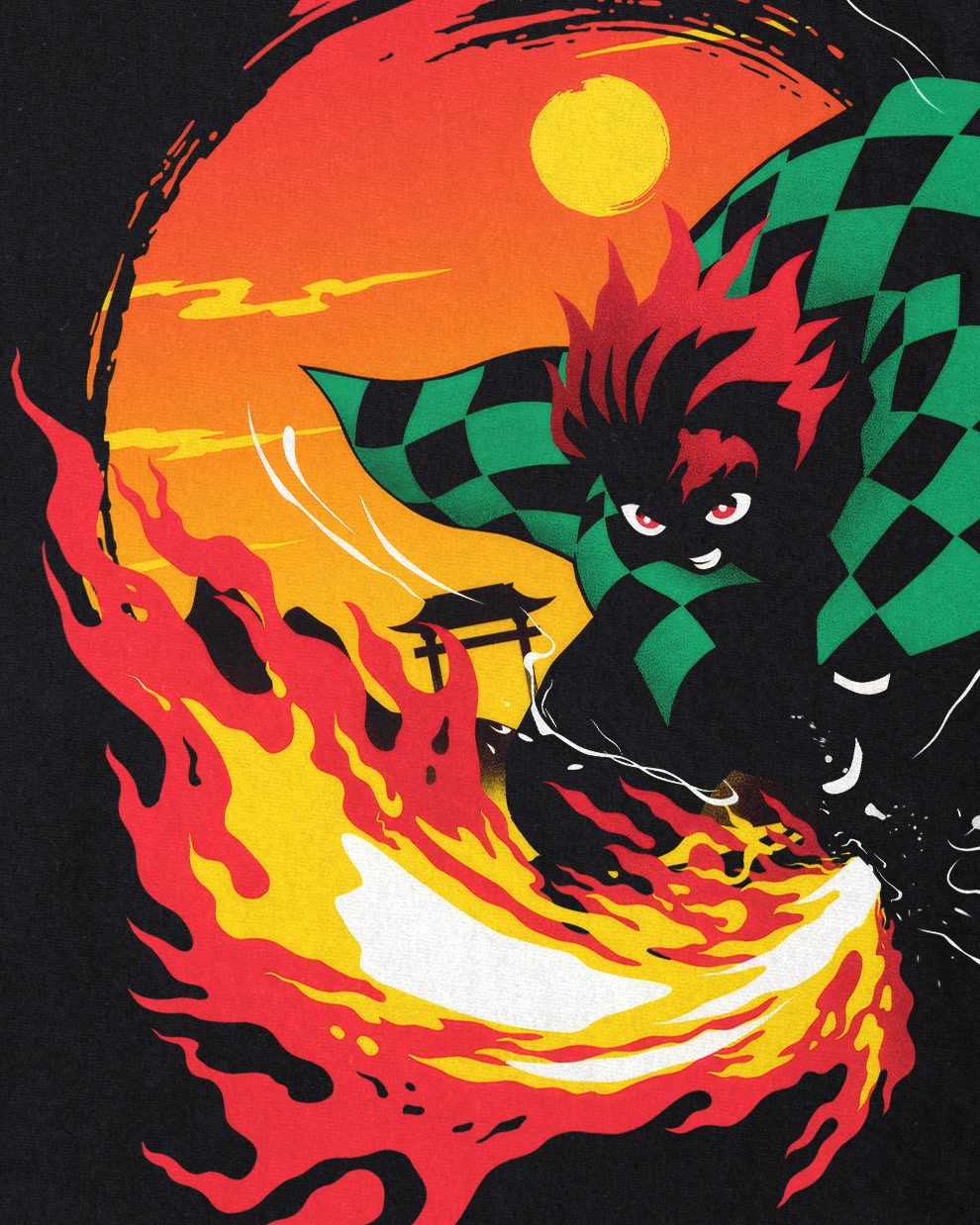 style3 T-Shirt demon slayer kimetsu yaiba tanjiro kamado nezuko zenitsu agatsuma arc