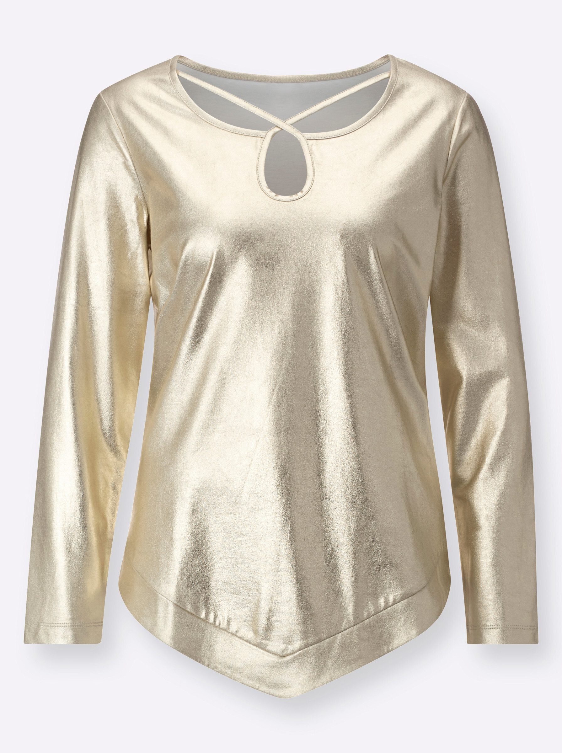 T-Shirt Longshirt Langarm
