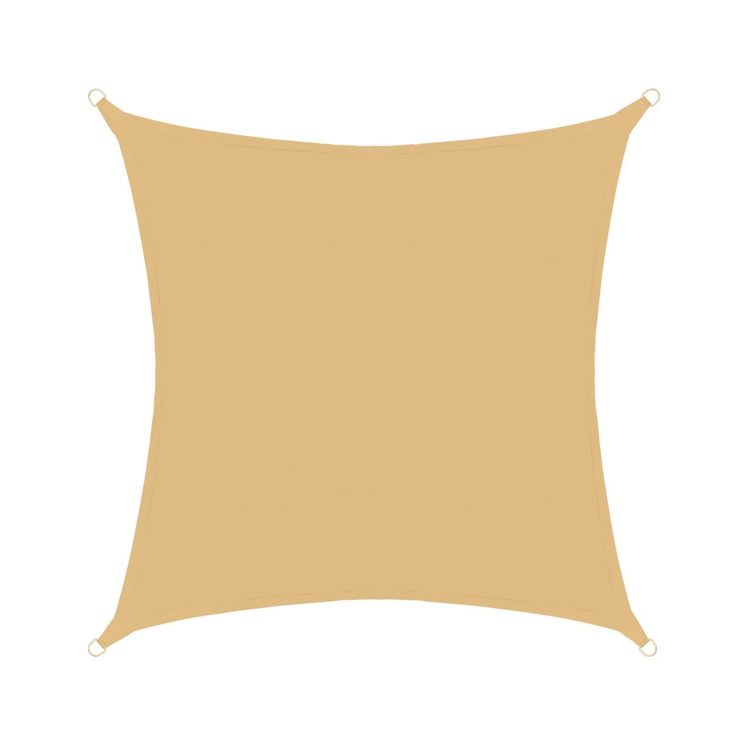 anndora Sonnensegel Tarp 3x3m Sonnenschutz, (Sandfarben), günstig online kaufen