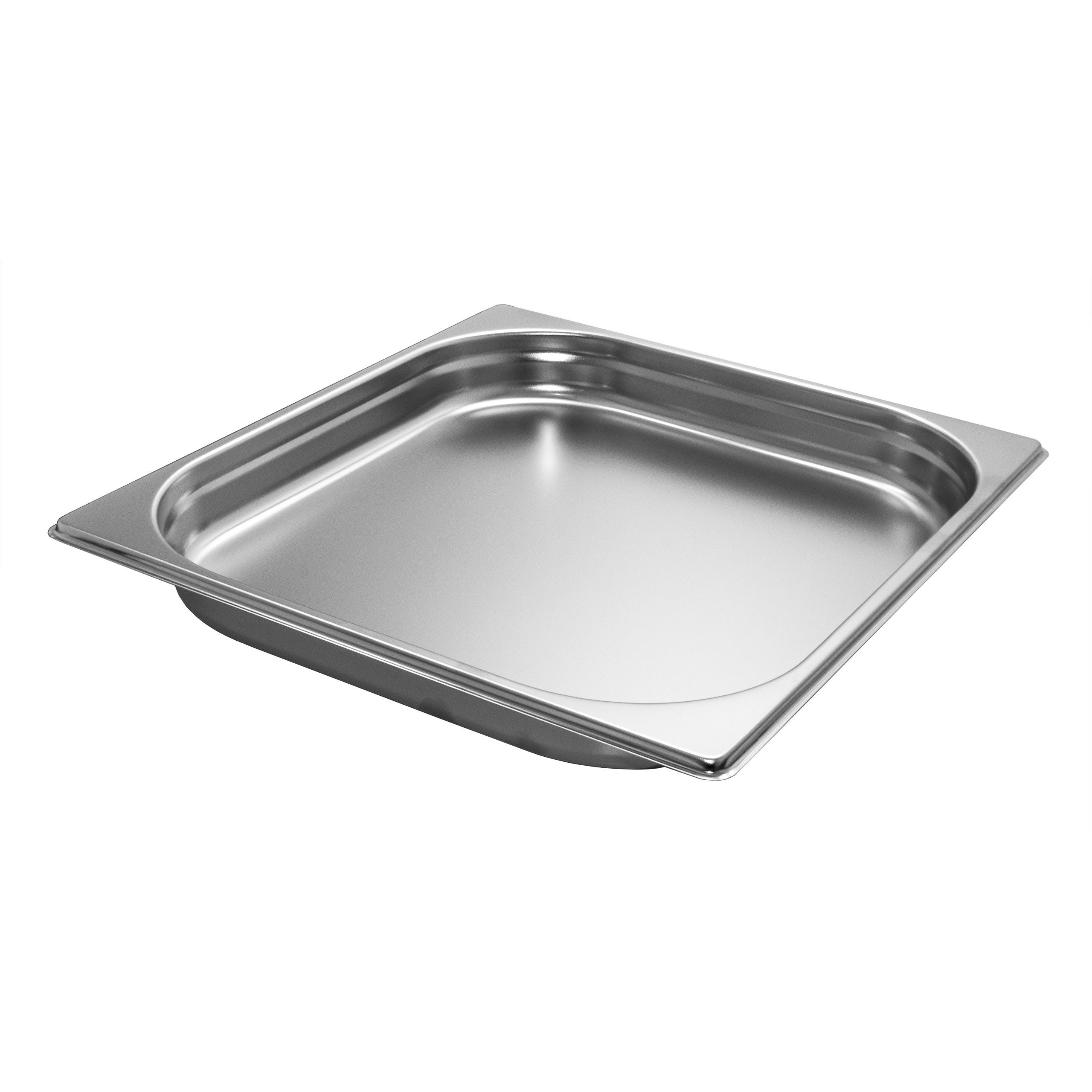 AcMax Thermoschüssel GN 2/3 Gastronormbehälter GN-Behälter Edelstahl 2,3 Liter Tiefe 40mm, (1-tlg)