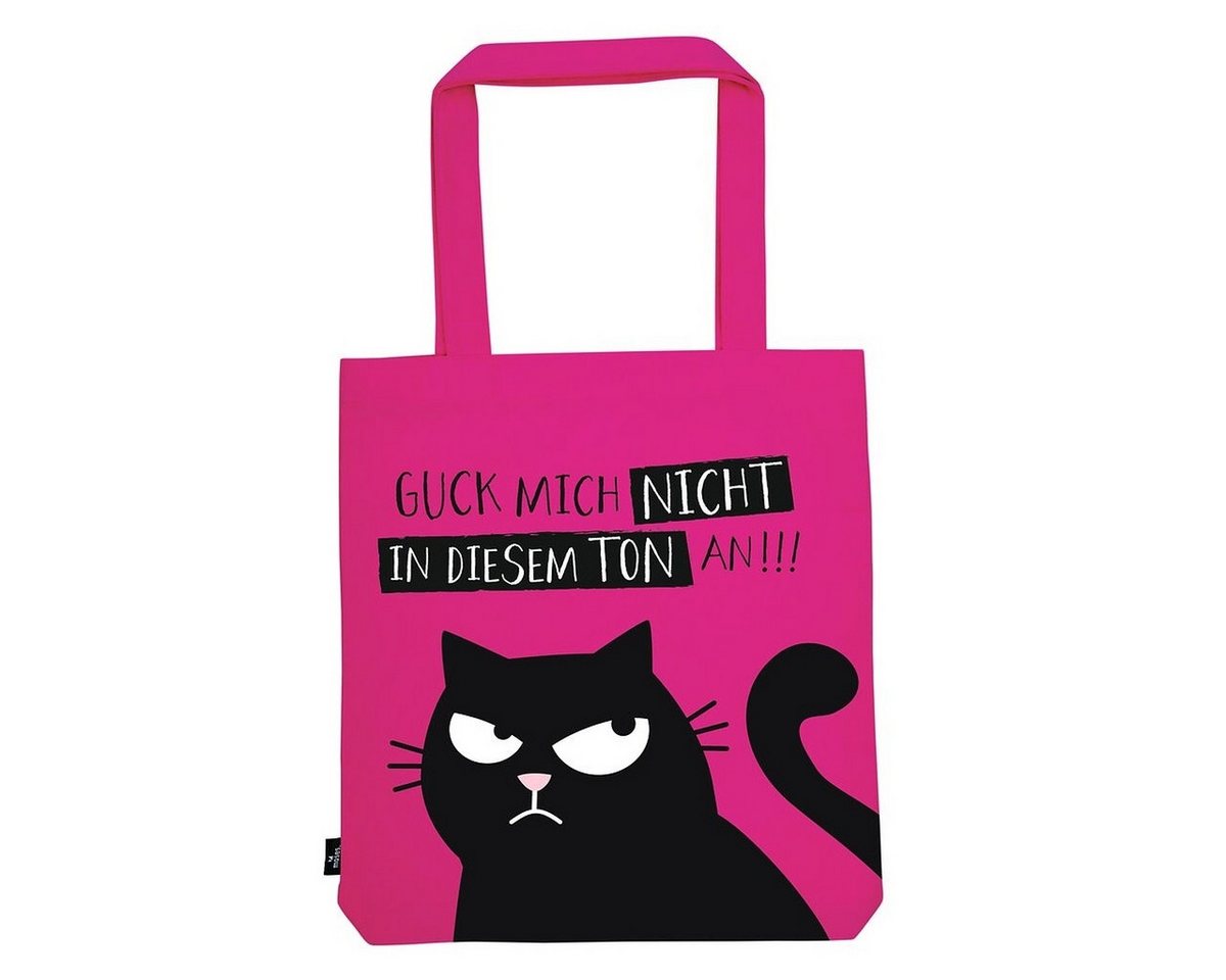 Moses. Verlag Einkaufsbeutel Ed, the Cat Shopper – Baumwolltasche mit Kater-Motiv & Spruch