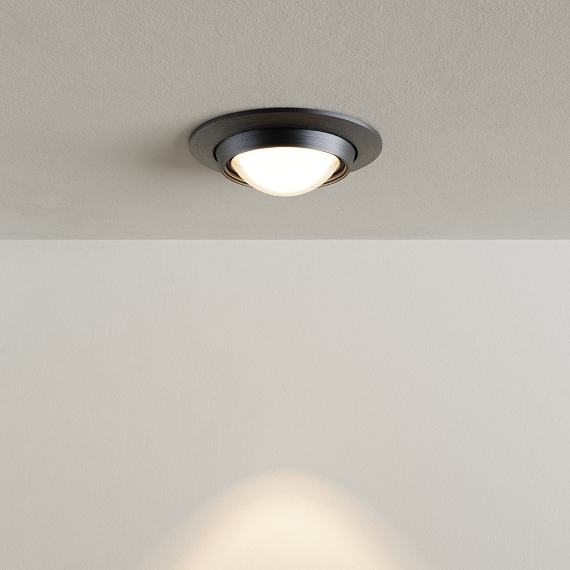 Einbauleuchte Einbauspot Beam mit Glaslinse Ø 11cm Schwarz