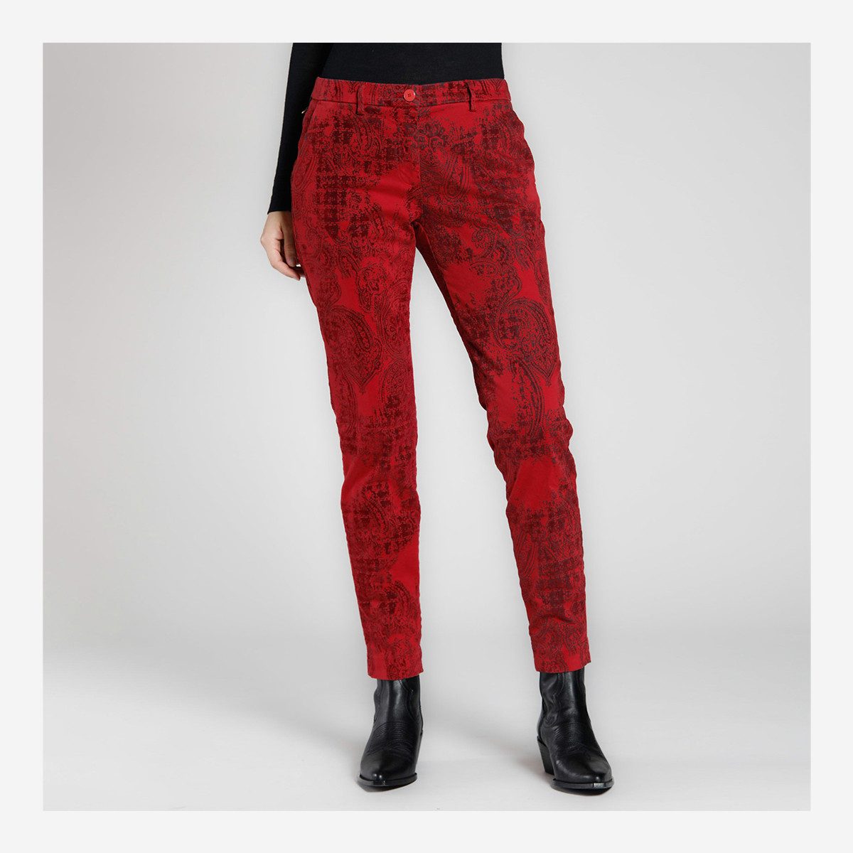 Mason's Stoffhose Mason’s MBE07S3 956, Hosen, Rot