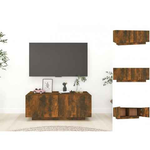 vidaXL TV-Schrank TV-Schrank Räuchereiche 100x35x40 cm Holzwerkstoff TV-Lowboard