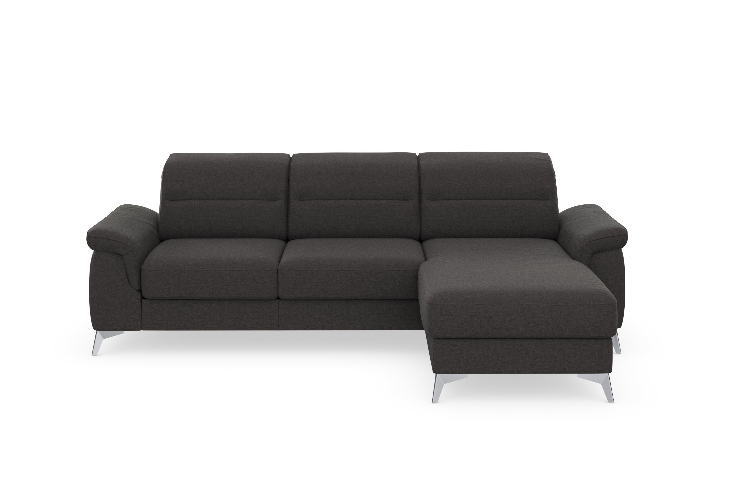 Ecksofa sit&more Sinatra, optinal und mit Kopfteilverstellung Recamiere, mit Armteilfunktion