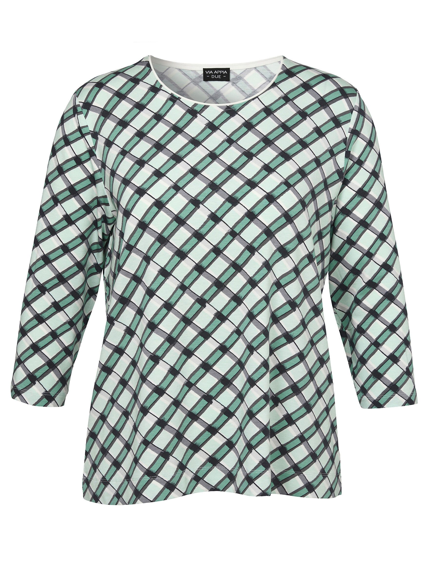 VIA APPIA DUE Print-Shirt (1-tlg) Große Größen