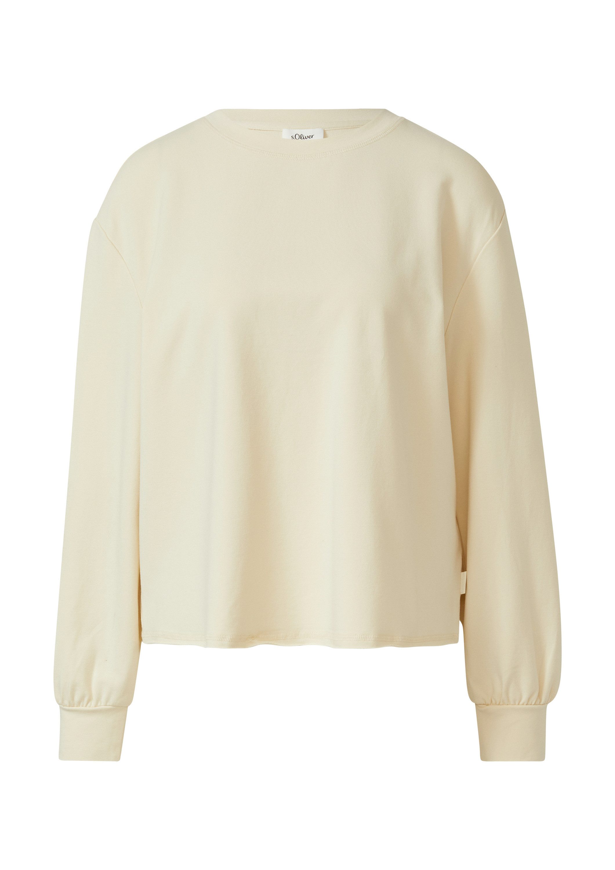 s.Oliver Sweatshirt Sweatshirt Weiches Sweatshirt im Relaxed Fit günstig online kaufen