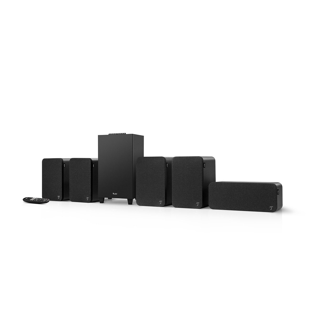 Teufel ULTIMA 20 CONCEPT Surround "5.1-Set" Lautsprechersystem (Bluetooth 5.0 AAC aptX, 120 W, Integrierter AV-Receiver mit Bluetooth 5.0)