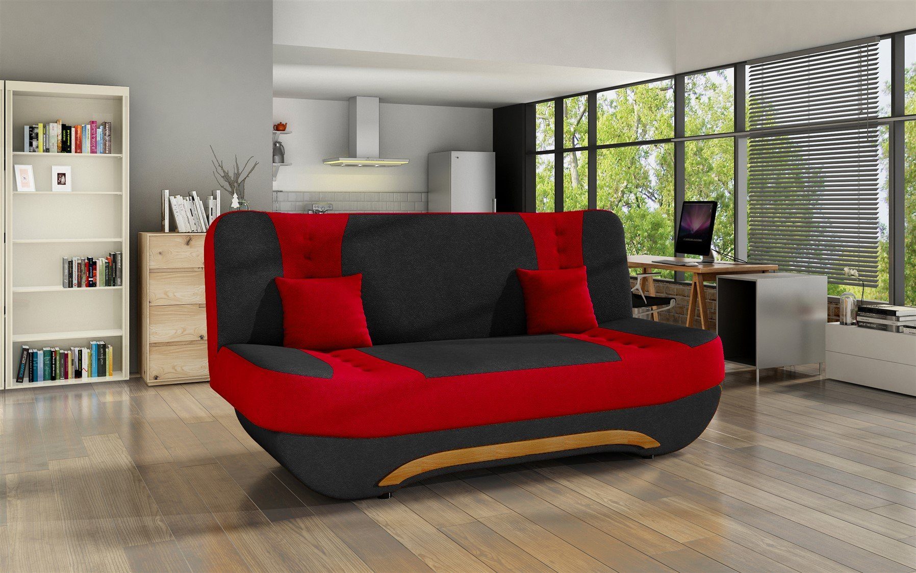 Fun Möbel Schlafsofa Schlafsofa GIANA Stoff, günstig online kaufen