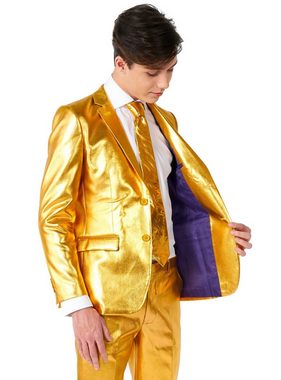 Opposuits Kinderanzug Teen Groovy Gold Anzug für Jugendliche Going for Gold: Bling-Bling zum Anziehen