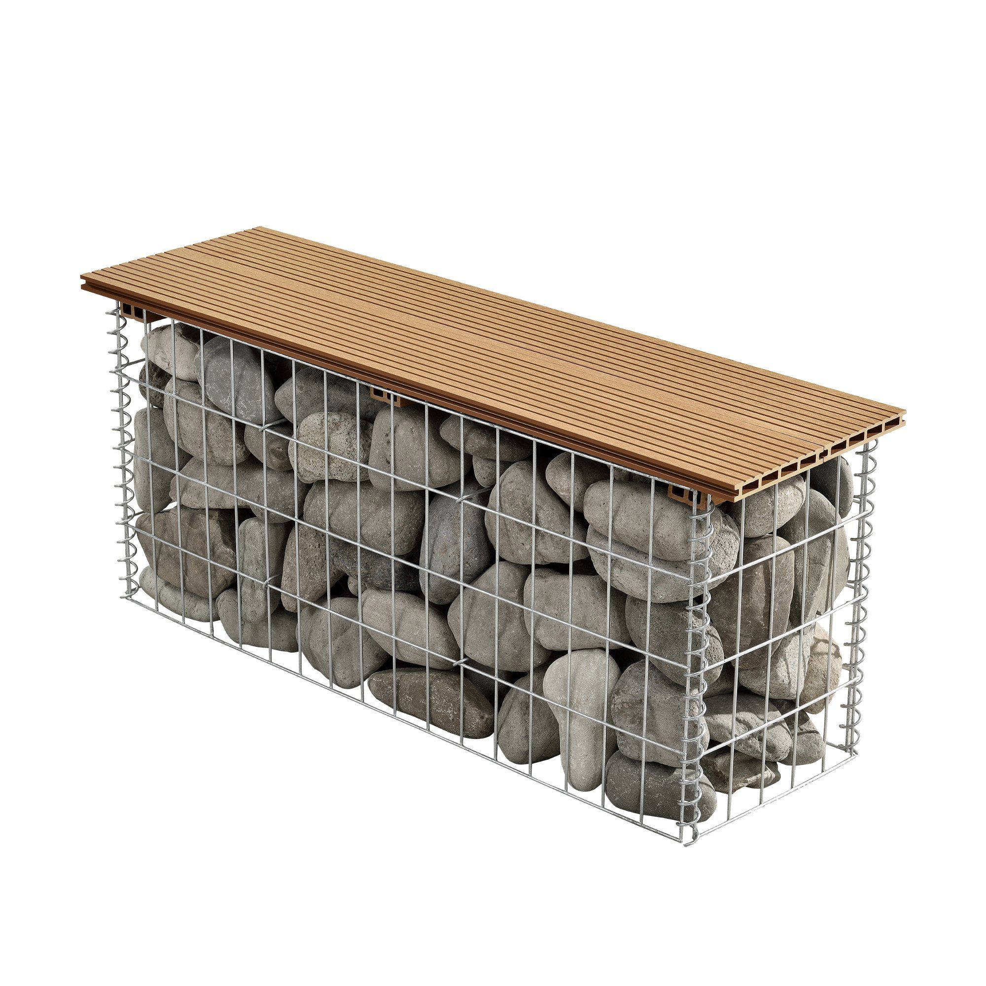 pro.tec Gartenbank, »Friesland« WPC Gabionenbank 100 günstig online kaufen