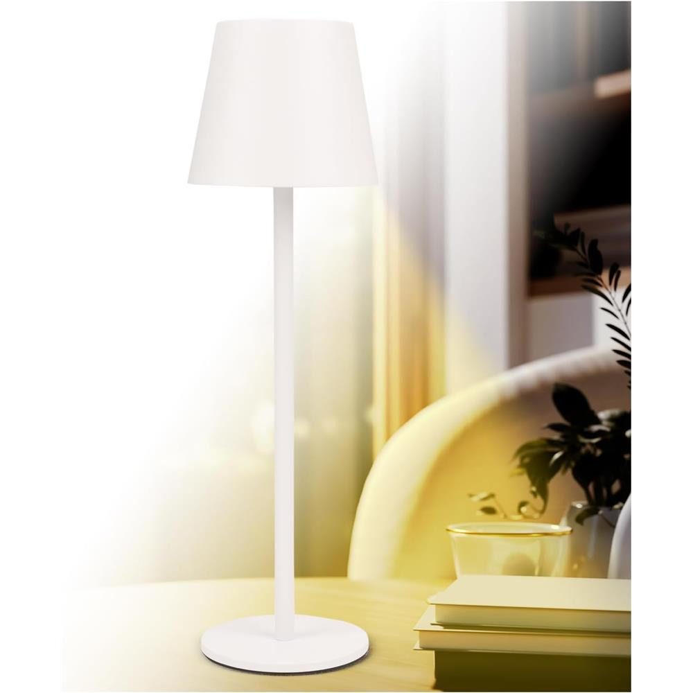 AddLiving LED Tischleuchte FASHION LED-Tischleuchte weiß dimmbar mit Touch, 56 LEDs, 3 Lichtfarben, Touch-Funktion, stufenlos dimmbar